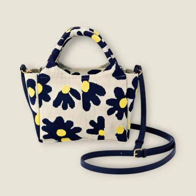 【MAISON DE AURI】雙11 Happy Spring Bags|小確幸-Cream Garden 小提包 / 厚針織