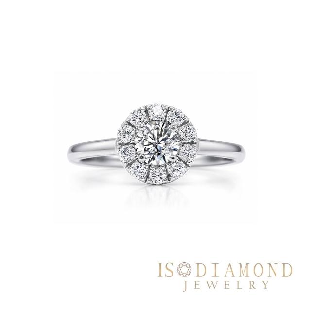 【IS DIAMOND】原廠直送! 30分 D/VVS1 鑽戒 10圍1 (培育鑽石)