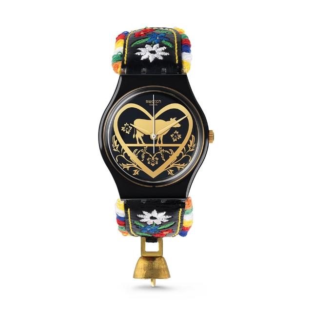 【SWATCH】DIE GLOCKE 經典手錶/男錶/女錶/瑞士製造 GB285 (34mm)