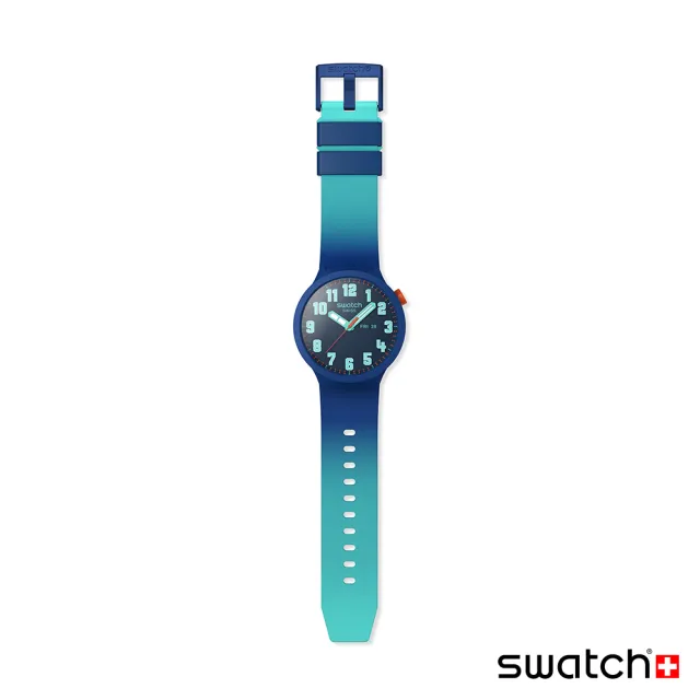 【SWATCH】ESSENTIALLY BOLD 大錶面手錶/男錶/女錶/瑞士製造 SB01N700(47mm)