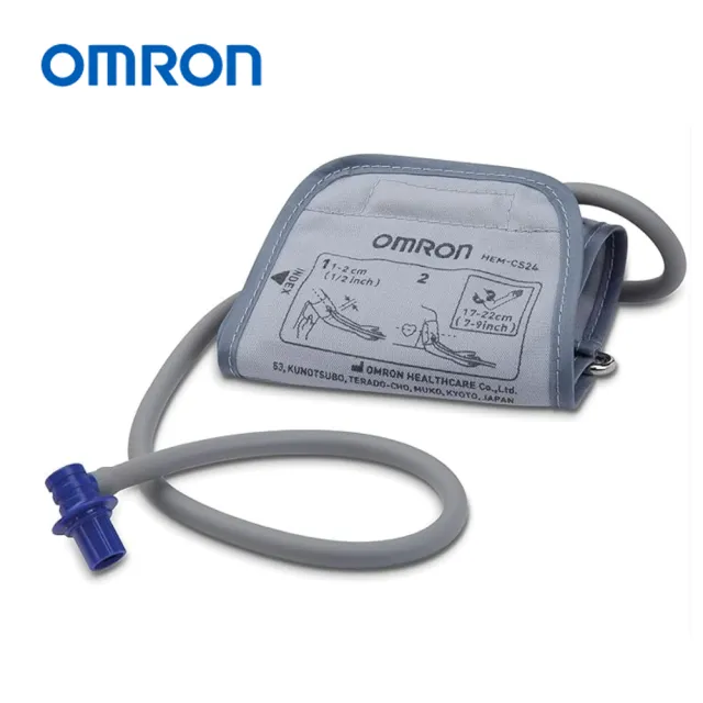 【OMRON 歐姆龍】原廠血壓計壓脈帶-軟式含接頭(兒童款S 17-22cm HEM-CS24)