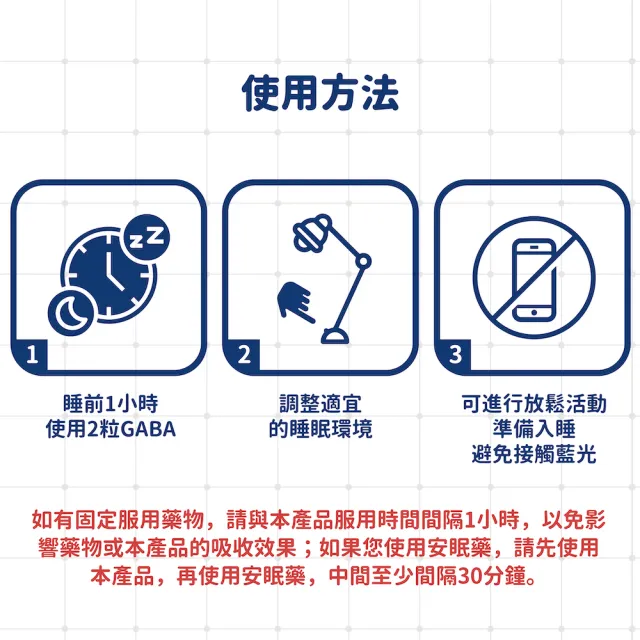 【De Chuang 德創生技】純粹好眠GABA膠囊 4入組(醫師共同研發 專利足量GABA 芝麻素與甘胺酸鎂)