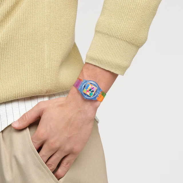 【SWATCH】MATISSE`S SNAIL 馬諦斯《蝸牛》/泰德美術館聯名 SO28Z127 (34mm)