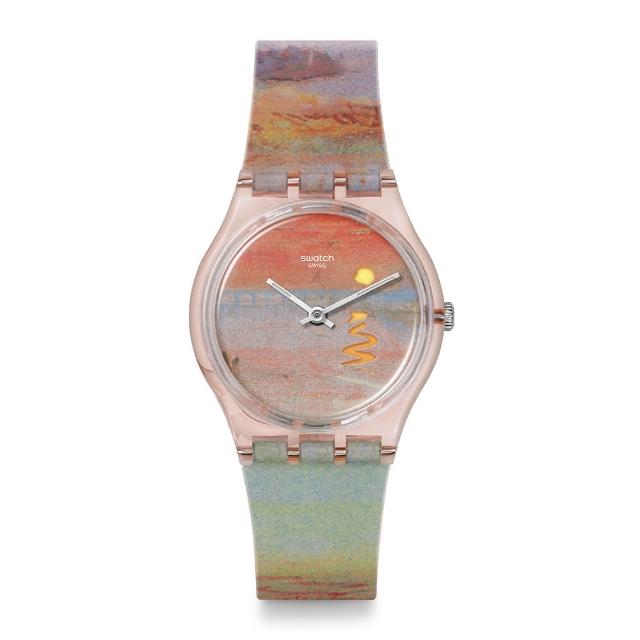 【SWATCH】TURNER‵S SCARLET SUNSET 透納《猩紅日落》/泰德美術館聯名 SO28Z700 (34mm)