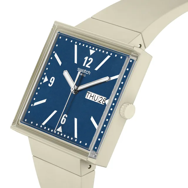 【SWATCH】WHAT IF BEIGE? 經典手錶/女錶/瑞士製造 SO34T700-S14 (33mm)