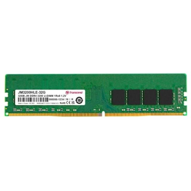 【Transcend 創見】JetRam DDR4 3200 32G 桌上型記憶體(JM3200HLE-32G)
