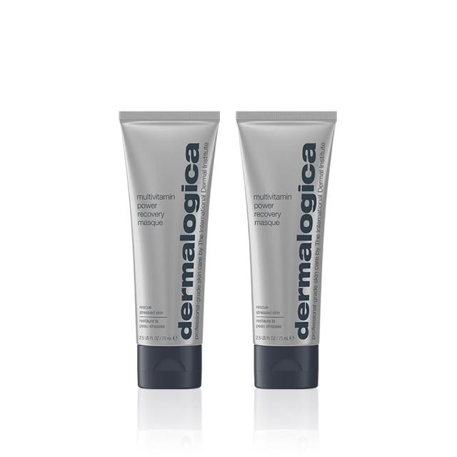 【dermalogica 德卡】多重維他命再生面膜75ml兩入組 維他命面膜 抗老提亮 侯明昊 乳霜 醫美修護 618限定