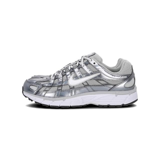 【NIKE 耐吉】P-6000 女鞋 灰銀色 耐穿 復古 運動 休閒鞋 IO3496-001