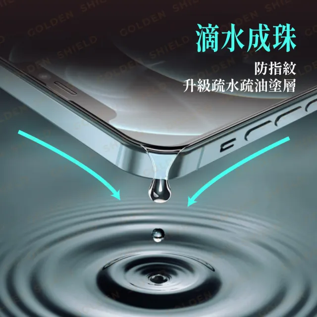 【GOLDEN SHIELD】除塵秒貼．高清滿版保護貼(螢幕手機保護貼膜i18/17/16/15/14/13/12/11 Plus/Pro/Pro Max
