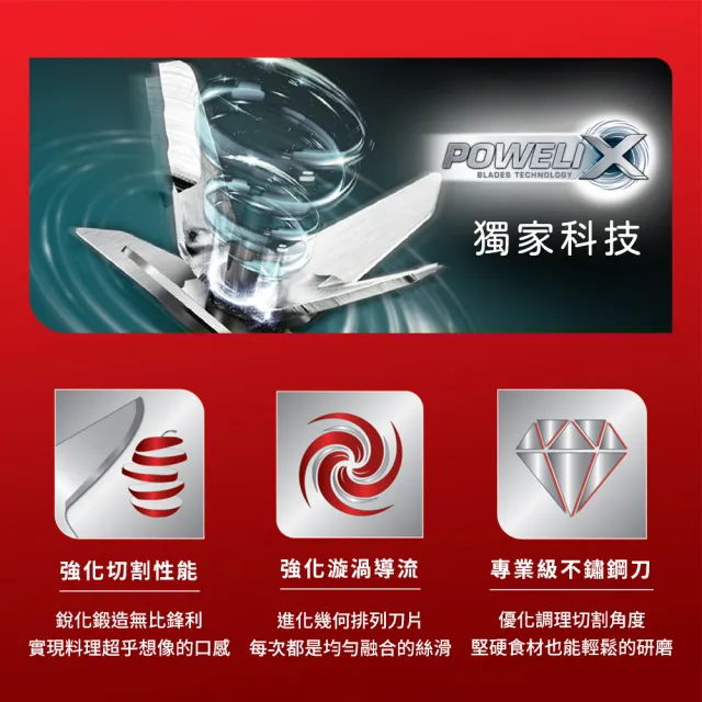 【Tefal 特福】瞬碎冰沙果汁機-BL425170(冰沙/研磨/副食品/各式飲品)