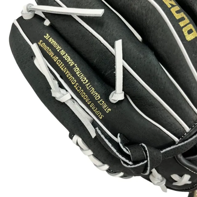 【MIZUNO 美津濃】少年用棒球手套牛豬混皮工字檔11.5吋黑(1ATGY26220 09)