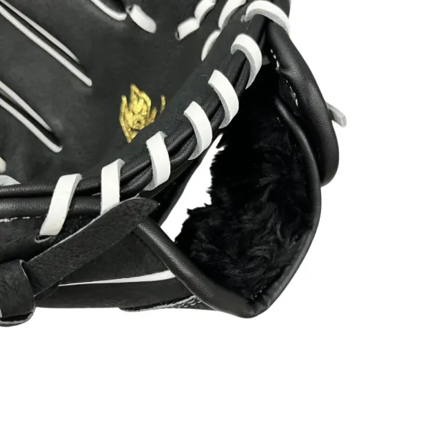 【MIZUNO 美津濃】少年用棒球手套牛豬混皮工字檔11.5吋黑(1ATGY26220 09)