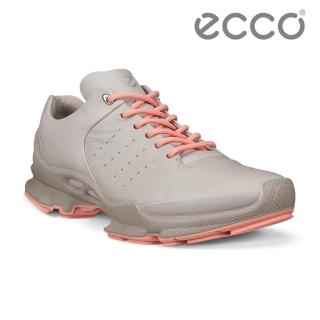 【ecco】BIOM C W 自然律動經典皮革健步鞋 女鞋(暖米棕/珊瑚紅 80046361509)