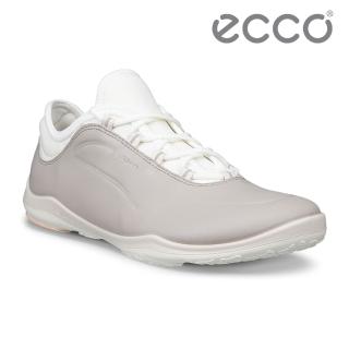 【ecco】BIOM LITE TR W 健步戶外簡約皮革運動 女鞋(暖米棕/白色 84013361705)