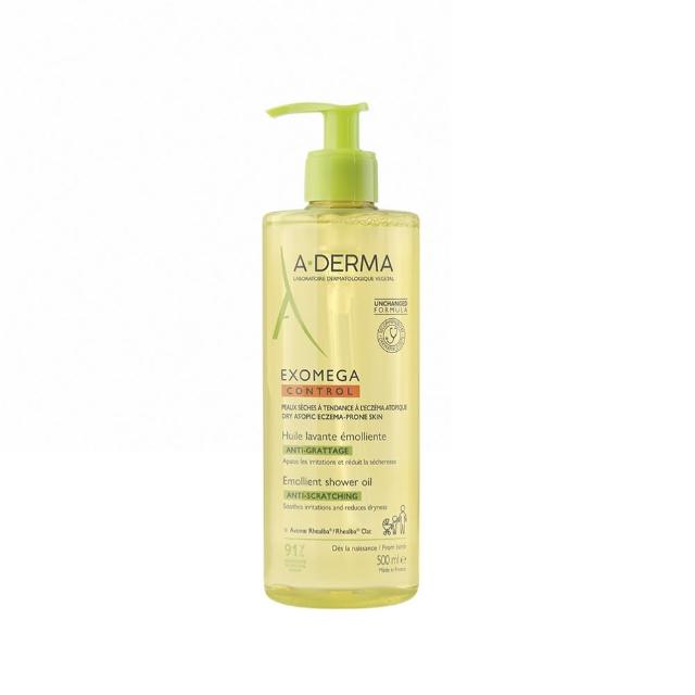 【A-DERMA 艾芙美】官方直營 新葉益護佳沐浴露500ml(舒緩乾癢/嬰幼兒敏弱肌適用/泡澡沐浴油)