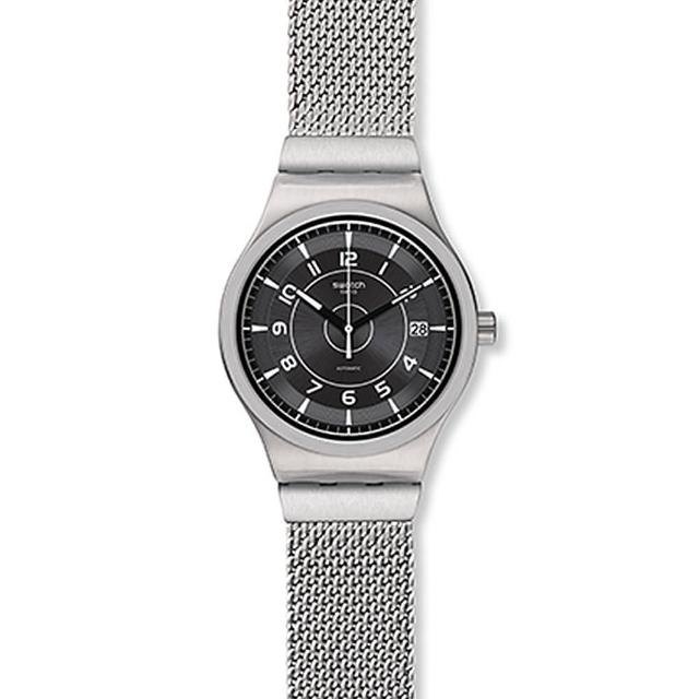 【SWATCH】SISTEM MECHE S 金屬機械手錶/男錶/女錶/瑞士製造 YIS418MB(42mm)