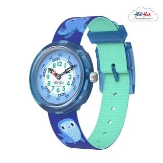 【Flik Flak】兒童手錶 OCEAN PARTY 兒童禮物/安全防水/瑞士製造 FBNP257 (31.85mm)