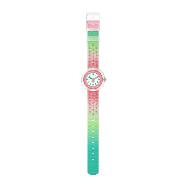 【Flik Flak】兒童手錶 SPARKLY MELON 兒童禮物/安全防水/瑞士製造 FPNP179 (31.85mm)