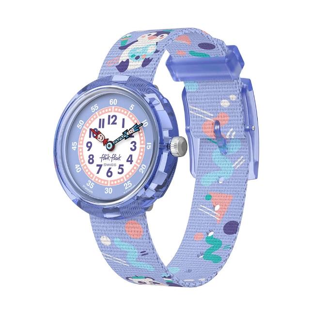 【Flik Flak】兒童手錶 ARTY ANIMALS 兒童禮物/安全防水/瑞士製造 FBNP246 (31.85mm)