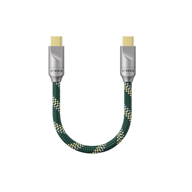 【FIIO】LINK TC2 雙Type-C數位音訊數據傳輸線-10cm