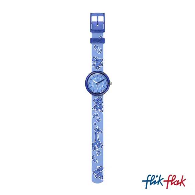 【Flik Flak】兒童手錶 AIRNIMALS 兒童禮物/安全防水/瑞士製造 FPNP157(31.85mm)