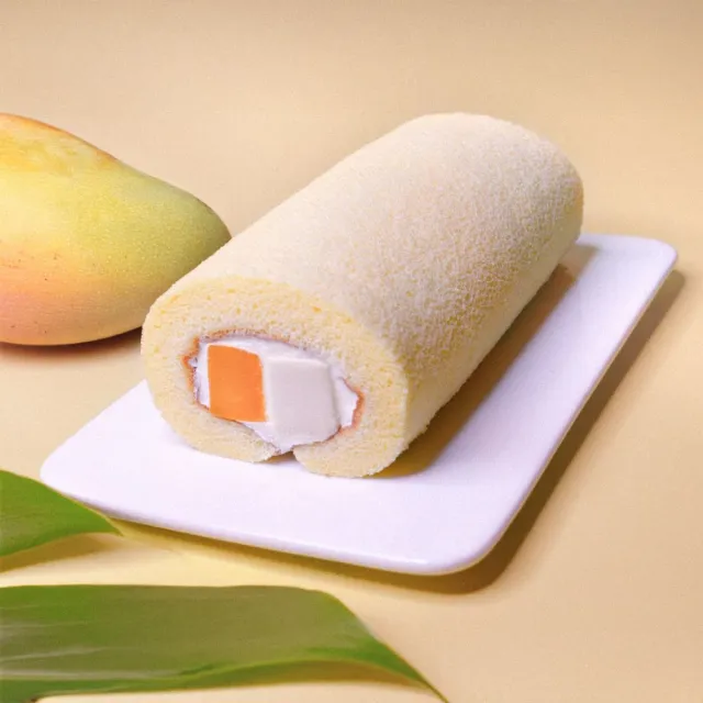 【聖保羅烘焙花園】芒果奶凍捲1條 (400g/條)