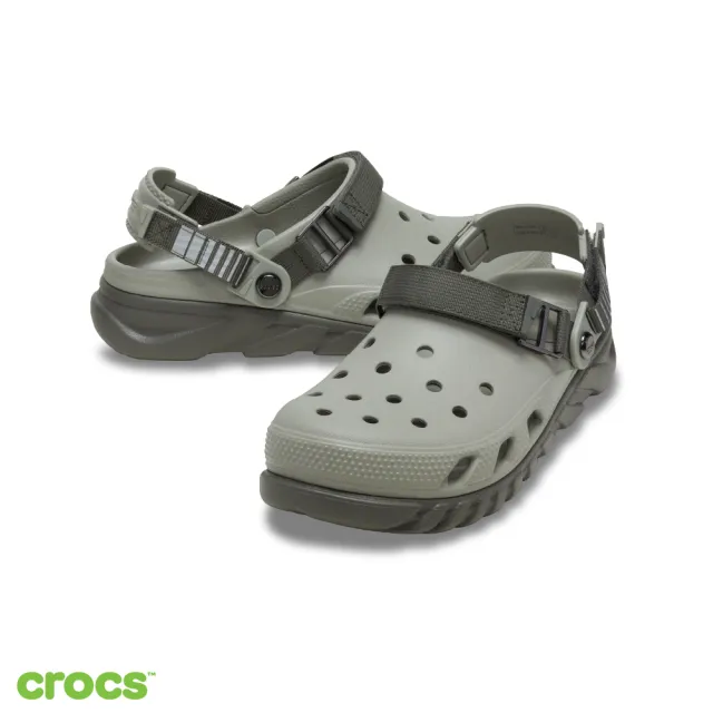 【Crocs】中性鞋 渦輪 機能克駱格 洞洞鞋 橄欖/七彩色(214215-3N4)
