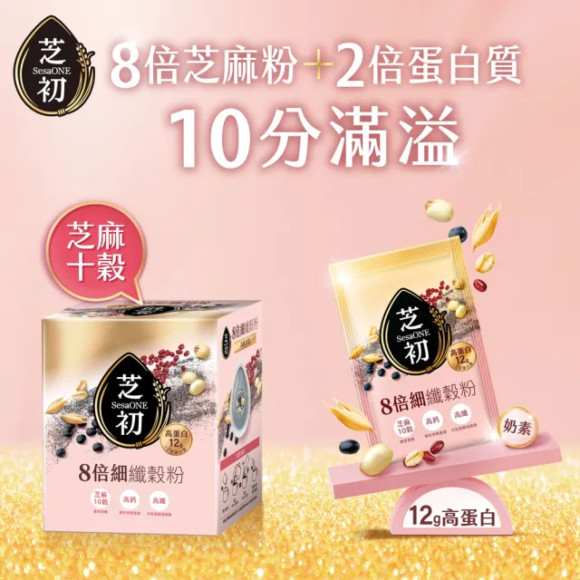 【芝初】人氣特別綜合組(2+3芝優蛋白425g + 8倍細高蛋白纖穀粉任選x2)