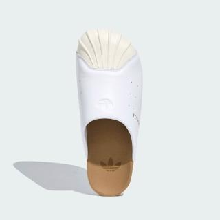 【adidas 愛迪達】Adimule Superstar 男女 拖鞋 穆勒鞋 皮革 舒適 白(LC0412)