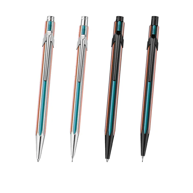 【CARAN d’ACHE】849 Paul Smith ED.5 條紋黑/銀 原子筆/自動鉛筆 客製化刻字 (原廠正貨)
