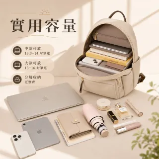 【EMMA SUE】雙11 旅行後背包 書包 筆電後背包 包包 旅行背包 後背包 尼龍後背包 黑色後背包 防 