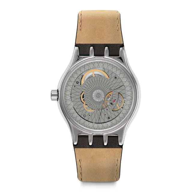 【SWATCH】PETITE SECONDE BLACK 金屬機械手錶/男錶/女錶/瑞士製造 SY23S400(42mm)