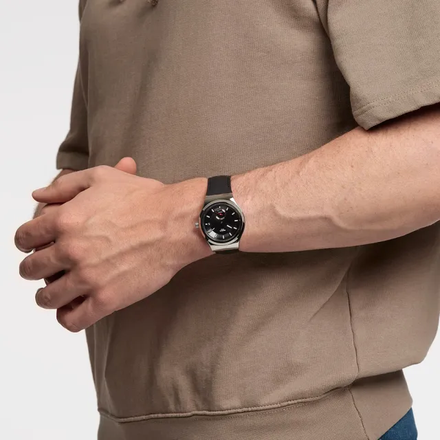【SWATCH】PETITE SECONDE BLACK 金屬機械手錶/男錶/女錶/瑞士製造 SY23S400(42mm)