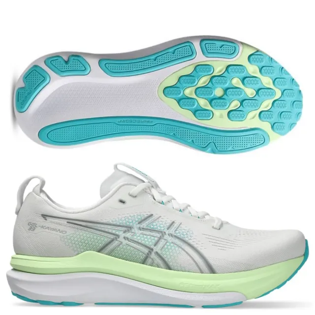 【asics 亞瑟士】GEL-KAYANO 33 男款 慢跑鞋 一般楦 2E 4E 寬楦 1011C167 白 活力水藍 燕麥 黑 支撐型