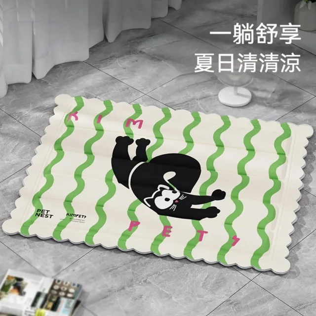 【Quality 聚家】寵物冰墊 狗狗涼墊 夏天涼蓆 52*67cm 適合12.5公斤內 方形冰墊 降溫神器