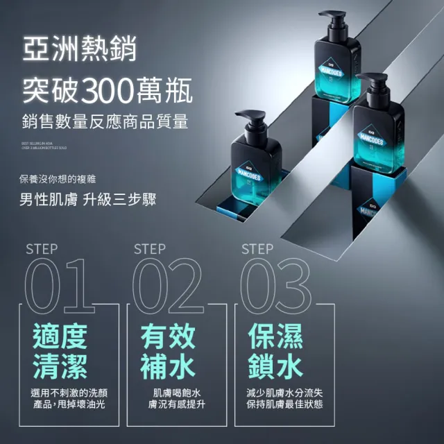 【MANCODES 左顏右色】微酸潔面乳II 150g(原廠公司貨) 2入組送微酸潔面乳20g