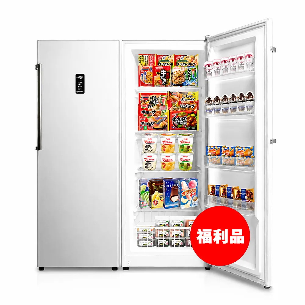 【TAIGA 大河】家電快配★500L智慧變頻冷藏/冷凍 風冷無霜右開5層直立式冷凍櫃(福利品 FUA-500F2 白)