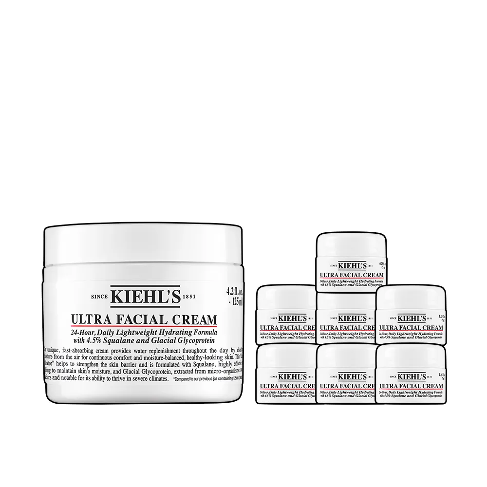 【Kiehl’s 契爾氏】官方直營 冰河醣蛋白舒敏修護保濕霜125ml(Kiehl’s/大瓶裝)