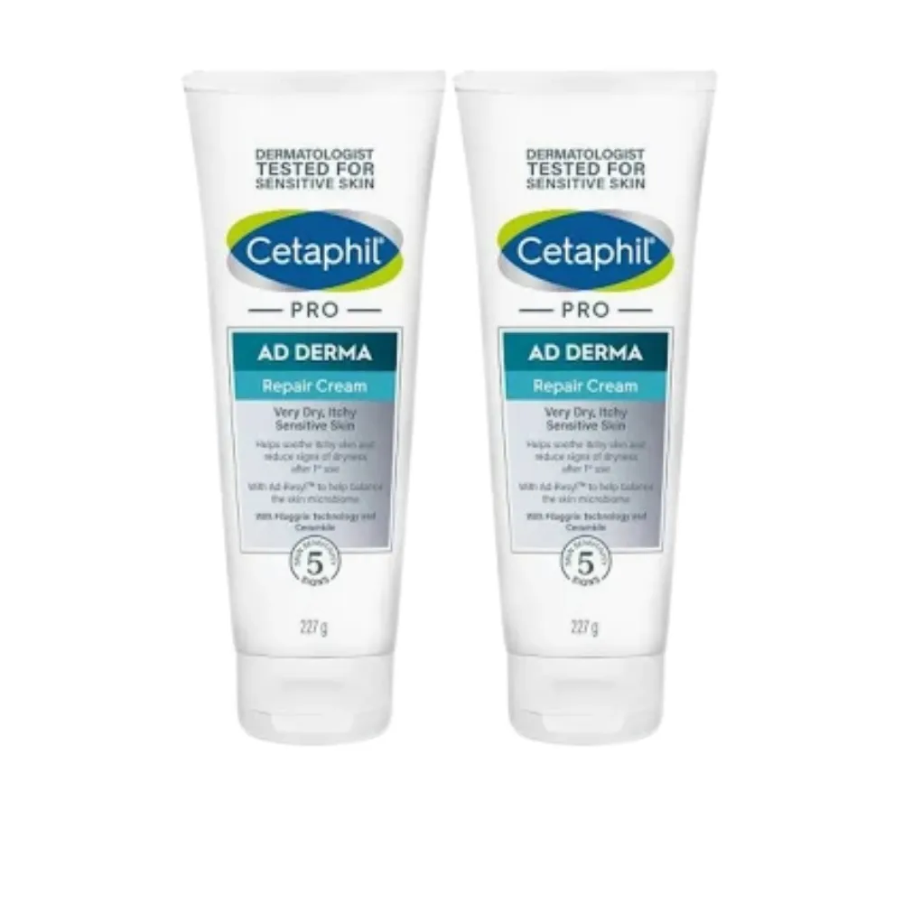 【Cetaphil 舒特膚】AD益膚康修護舒敏乳霜227g*2