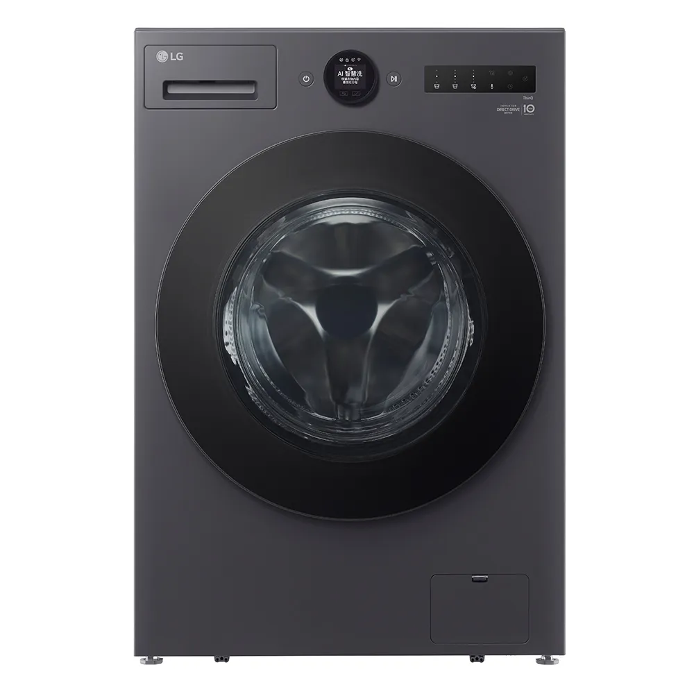 【LG 樂金】58H快配18+2公斤◆18公斤滾筒蒸洗脫烘洗衣機+抽屜櫃◆黑(WD-S18NDB+LWP-25N24)