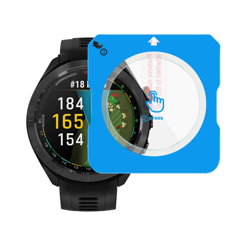 【IMAK】GARMIN Approach S70  47mm  玻璃手錶膜/自帶定位版