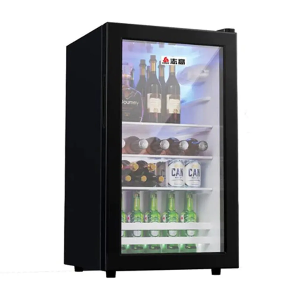 【YouPin】110V冷藏櫃131L冰箱酒水展示櫃飲料櫃保險櫃製冷酒櫃立式(冷藏櫃/冰吧/冰箱/酒櫃)