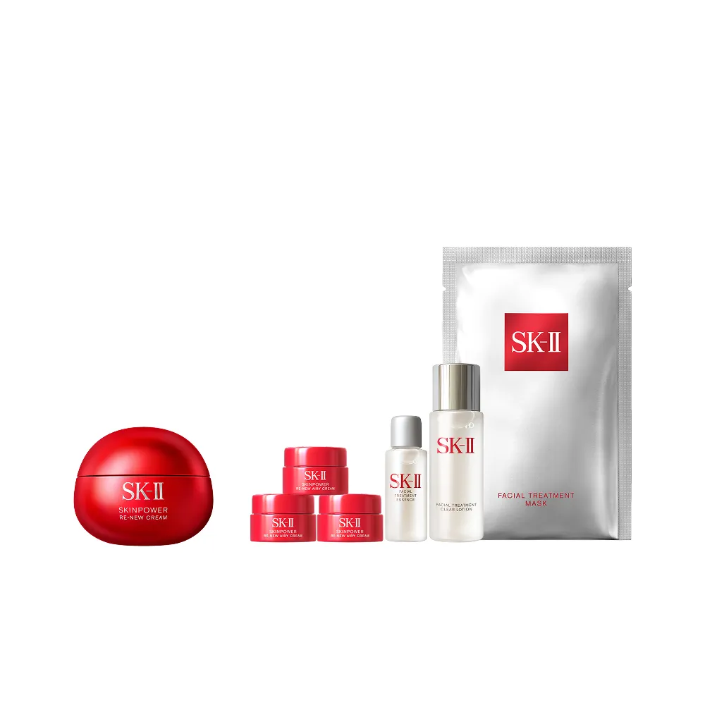 【SK-II】官方直營 肌源賦能煥顏活膚霜 50g(經典or輕盈任選/乳霜/臉部保養/澎彈/緊緻/大紅球/超大牌)