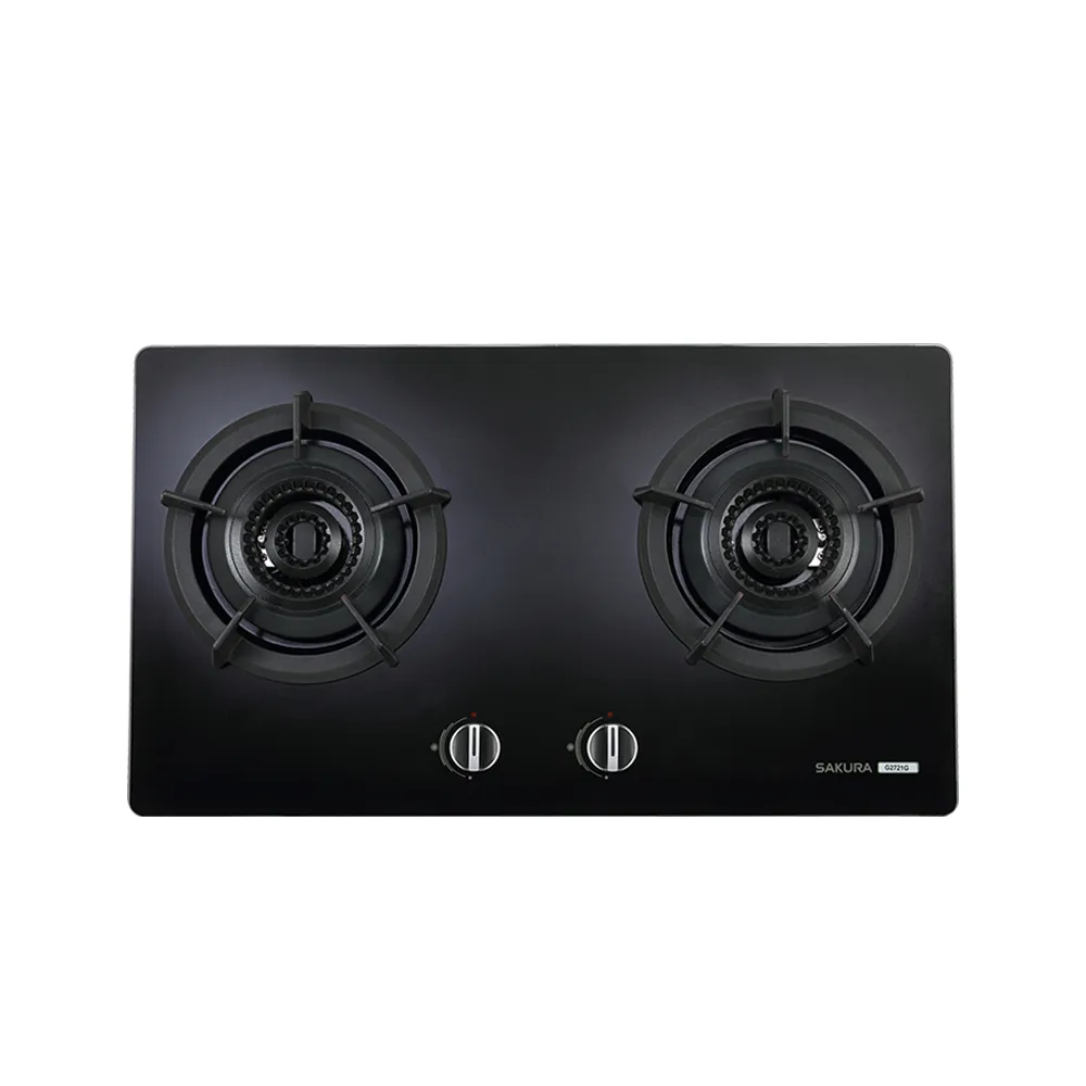 【SAKURA 櫻花】二口爐雙內焰玻璃檯面爐 G-2721GB LPG/NG1 含基本安裝