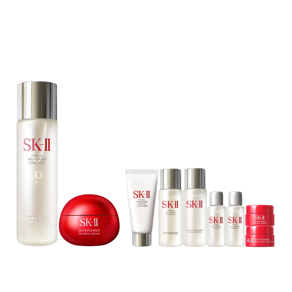 【SK-II】官方直營 青春露 160ml+肌源賦能煥顏活膚霜 50g(超大牌)