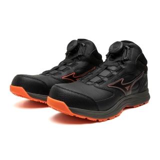 【MIZUNO 美津濃】LSIII 71L BOA 旋鈕 寬楦 高筒安全防護鞋 工作鞋 塑鋼頭 F1GA266409