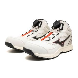 【MIZUNO 美津濃】LSIII 71L BOA 旋鈕 寬楦 高筒安全防護鞋 工作鞋 塑鋼頭 F1GA266401