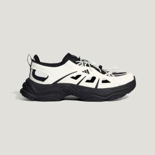 【adidas 愛迪達】XLG Fin Pulse Sandal 男女 運動涼鞋 休閒穿搭 白黑 輕量(LA1995)