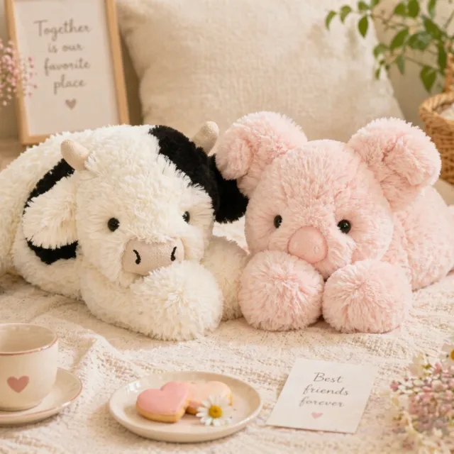 【JELLYCAT】Jellycat 趴趴乳牛/趴趴豬 娃娃