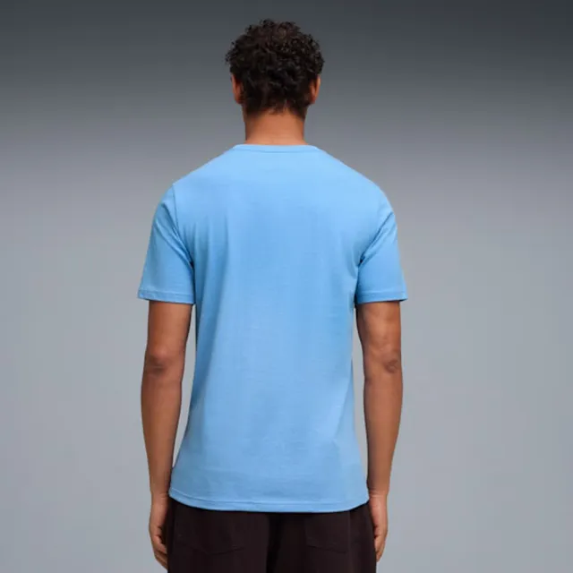 【PUMA】短袖上衣 男 足球阿根廷 歐規 Fan 藍白 66070005